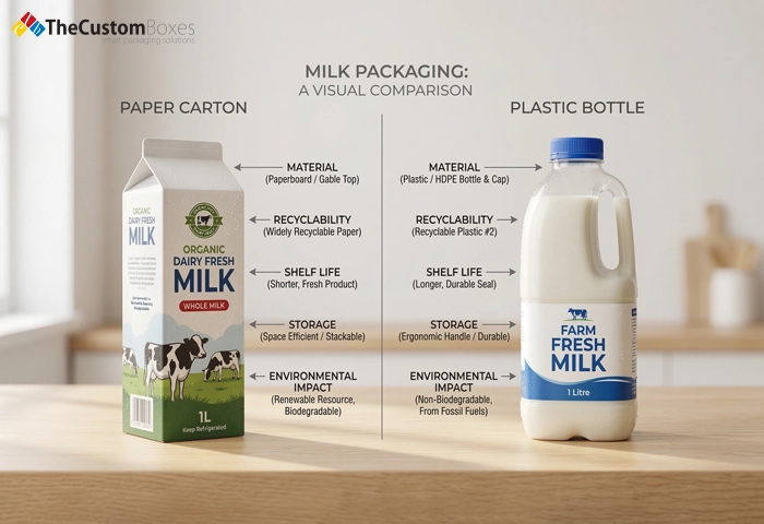 Difference Between Milk Cartons And Plastic Milk Bottles