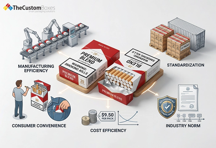 Why Cigarette Packs Contain 20 Cigarettes