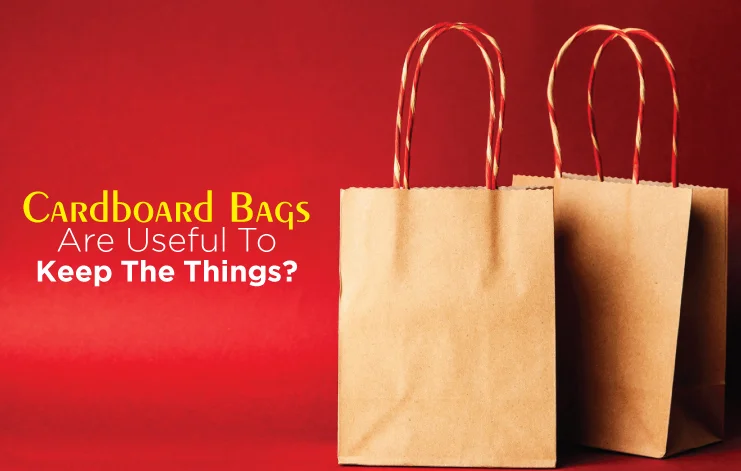 cardboard bags are useful to keep the things