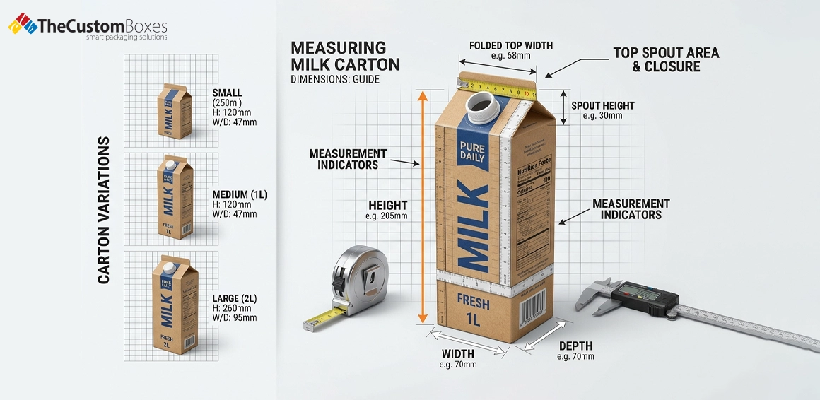 detailed guide measuring milk carton size and dimension 
