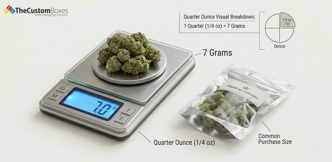 how much is a quarter of weed