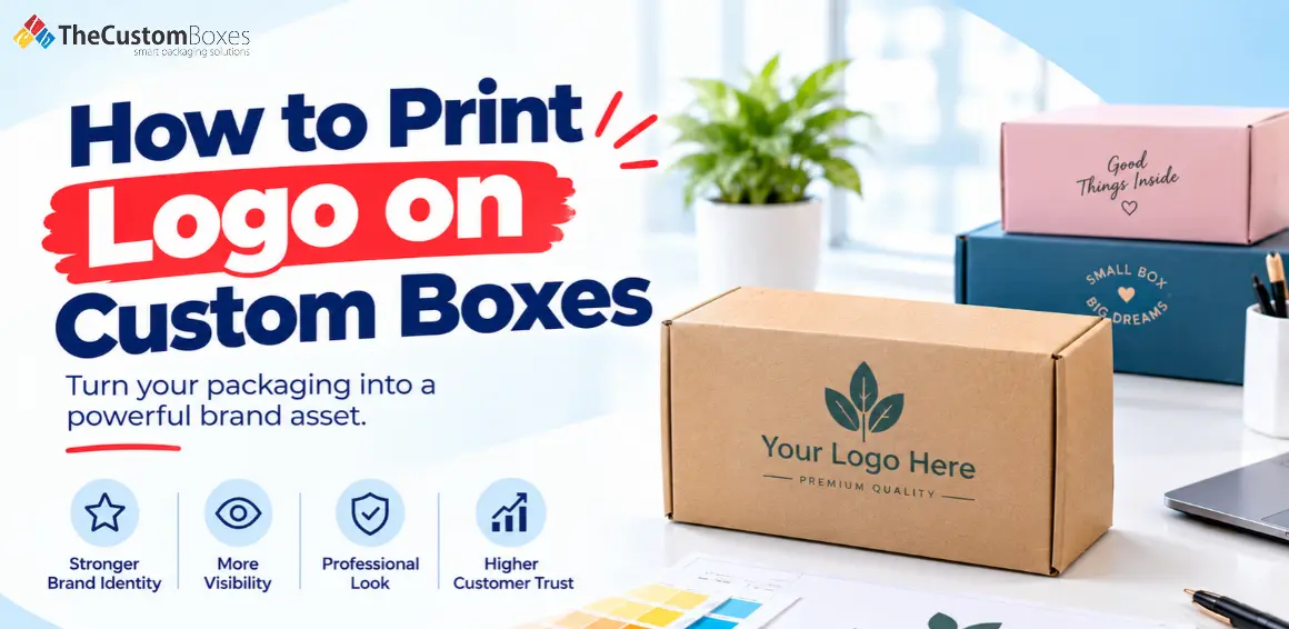 how to print logo on custom boxes